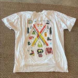 FP Movement by Free People White Graphic Tee
